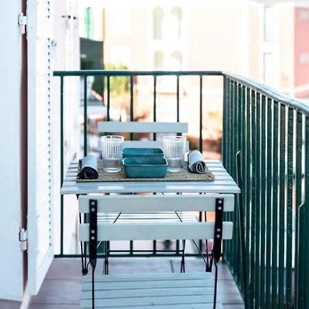 Bright Nest With Balcony And View On The Port Apartment